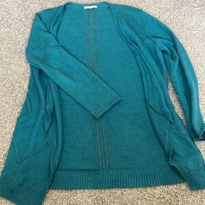Eileen Fisher Teal Cardigan